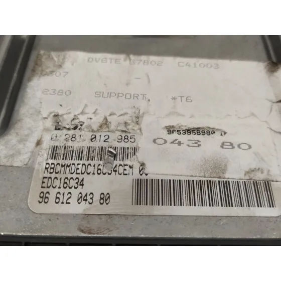 Centralita Motor Uce para Peugeot 307 Berlina (S2)