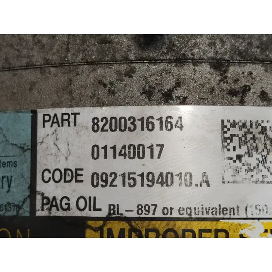 Compresor Aire Acondicionado para Renault Scenic Ii
