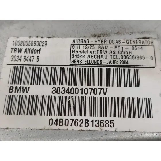 Airbag Lateral Delantero Izquierdo para Bmw X3 (E83)