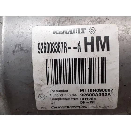 Compresor Aire Acondicionado para Dacia Duster Ii