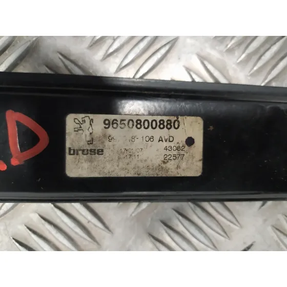Elevalunas Delantero Derecho para Peugeot 407 Coupe