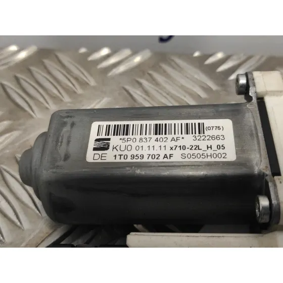 Motor Elevalunas Delantero Derecho para Seat Altea Xl (5P5)