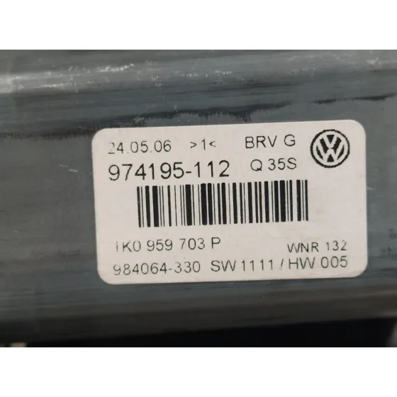 Elevalunas Trasero Izquierdo para Volkswagen Passat Variant (3C5)