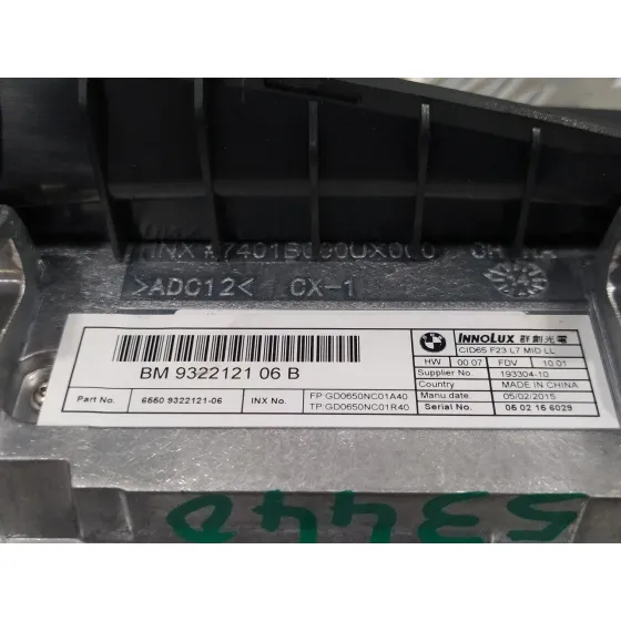 Pantalla Multifuncion para Bmw Serie 1 Lim. (F20/F21)