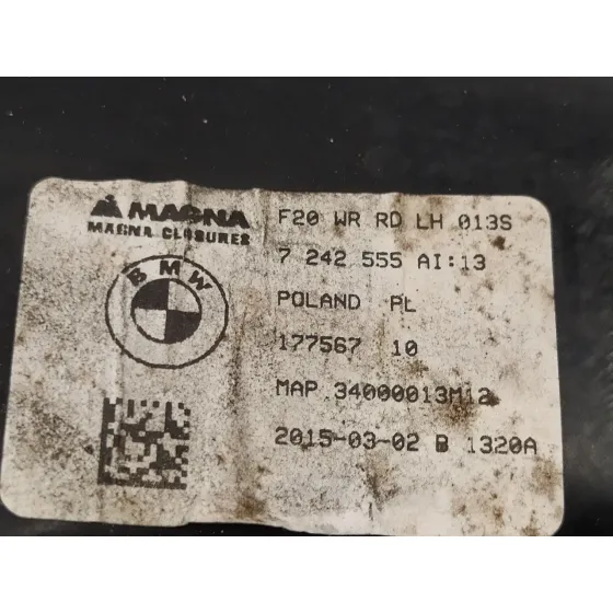 Elevalunas Trasero Izquierdo para Bmw Serie 1 Lim. (F20/F21)