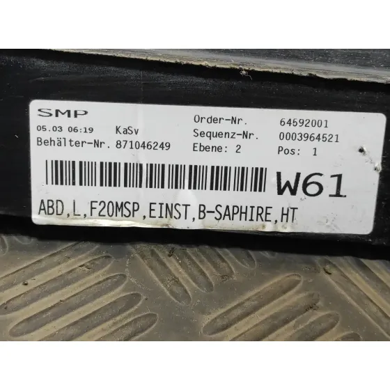 Faldon Lateral para Bmw Serie 1 Lim. (F20/F21)