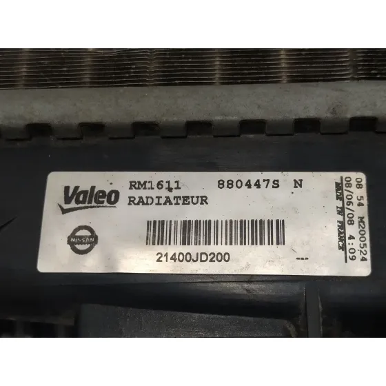 Radiador Agua para Nissan Qashqai (J10)