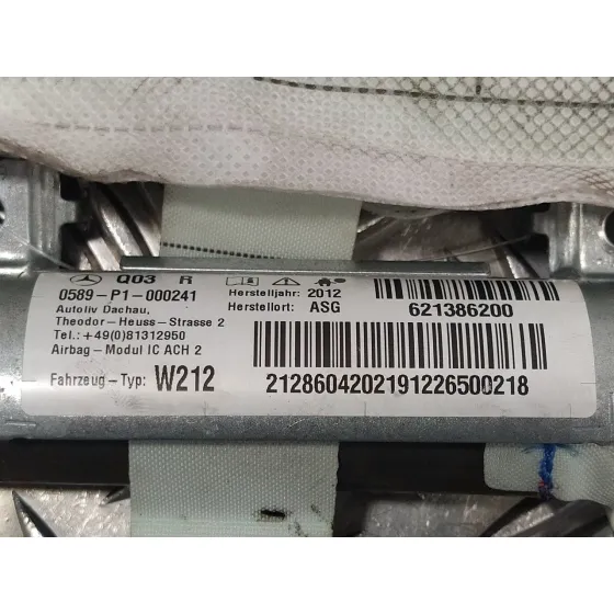 Airbag Cortina Delantero Derecho para Mercedes-Benz Clase E (W212) Lim.