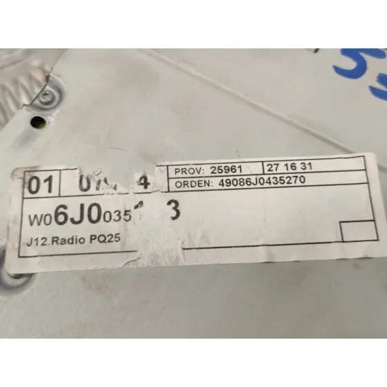 Sistema Audio / Radio Cd para Seat Ibiza (6J5)