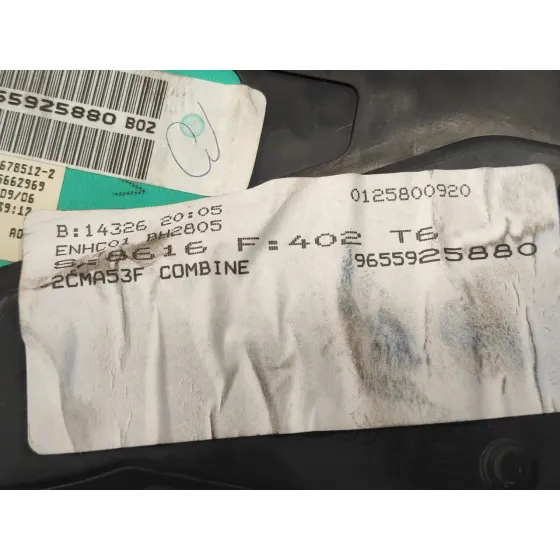 Cuadro Instrumentos para Peugeot 307 Cc (S2)