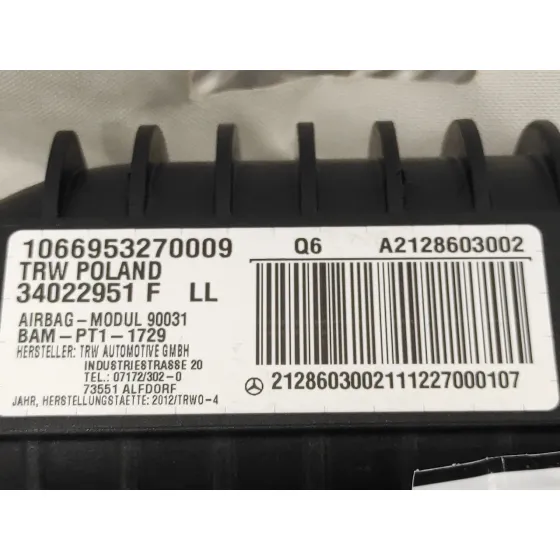 Airbag Delantero Derecho para Mercedes-Benz Clase E (W212) Lim.