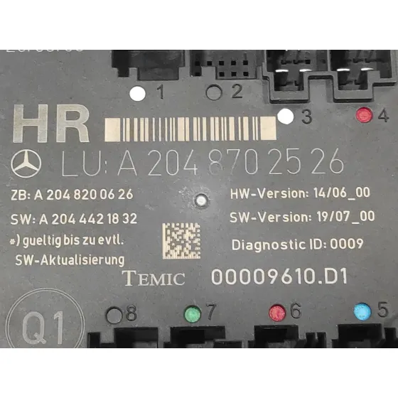 Modulo Electronico para Mercedes-Benz Clase C (W204) Berlina