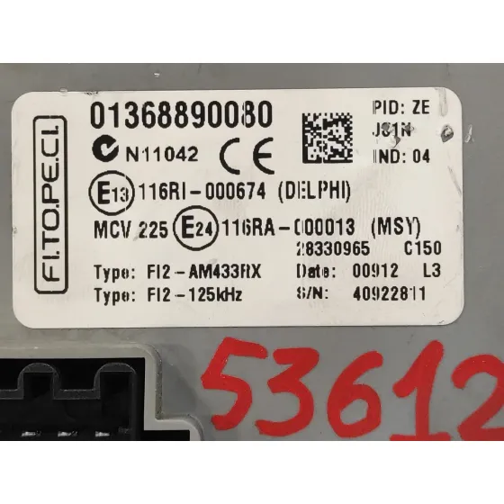 Caja Reles / Fusibles para Citroën Nemo