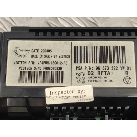 Mando Climatizador para Peugeot 407 Sw