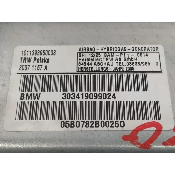 Airbag Lateral Delantero Izquierdo para Bmw X3 (E83)