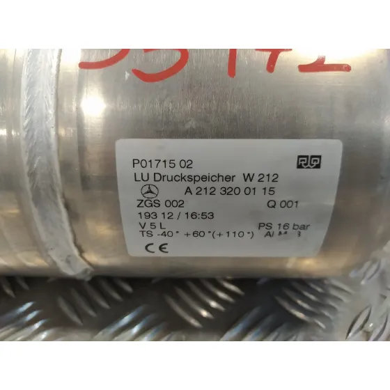 Acumulador Central Amortiguacion para Mercedes-Benz Clase E (W212) Lim.