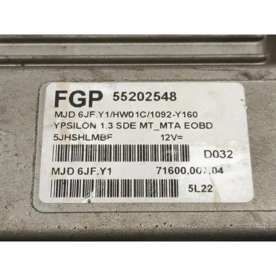 Centralita Motor Uce para Lancia Ypsilon (101)