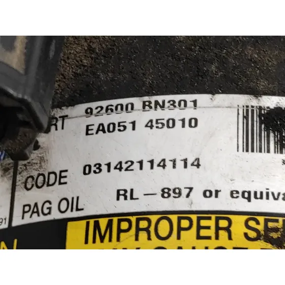 Compresor Aire Acondicionado para Nissan Primera Trav. (P12)