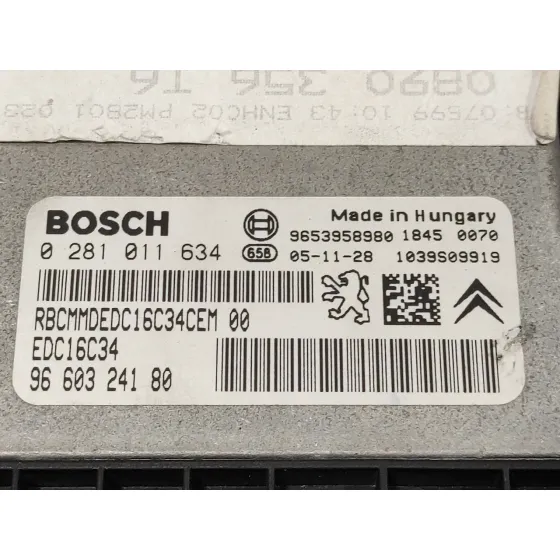 Centralita Motor Uce para Peugeot 307 Break/Sw (S2)