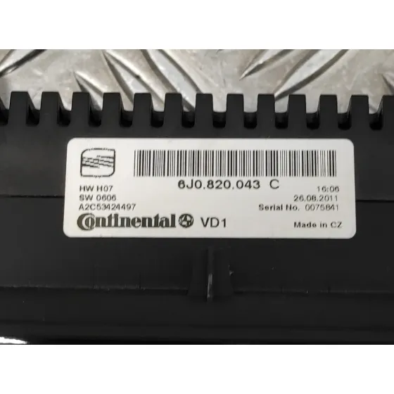 Mando Climatizador para Seat Ibiza (6J5)