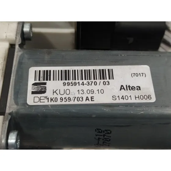 Elevalunas Trasero Izquierdo para Seat Altea Xl (5P5)