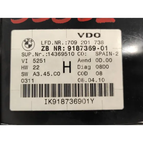 Cuadro Instrumentos para Bmw X1 (E84)
