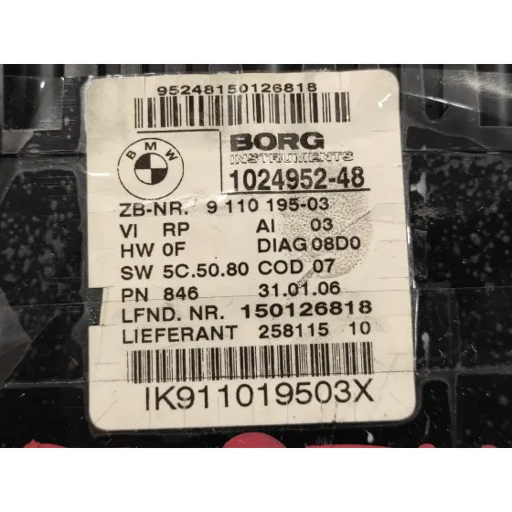Cuadro Instrumentos para Bmw Serie 1 Berlina (E81/E87)