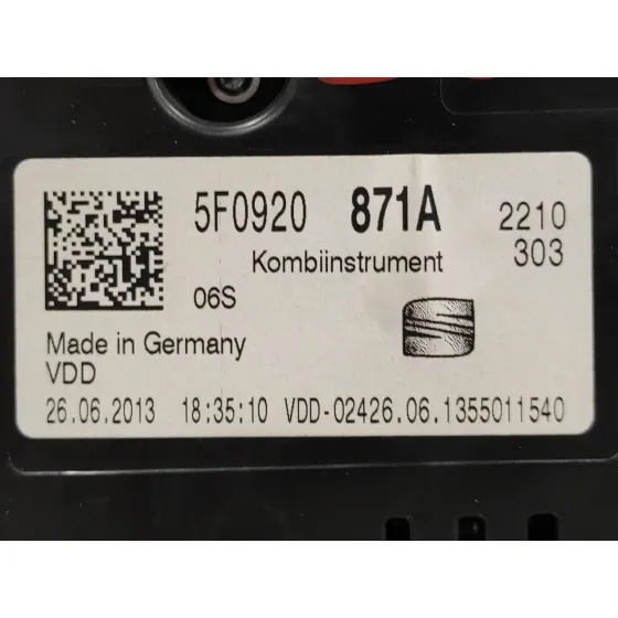 Cuadro Instrumentos para Seat Leon Sc (5F5)