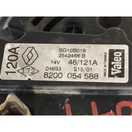 Alternador para Renault Scenic Rx4 (Ja0)