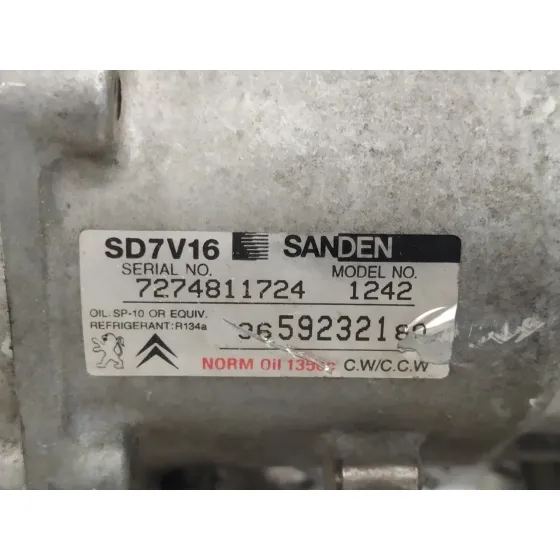 Compresor Aire Acondicionado para Peugeot Partner (S2)
