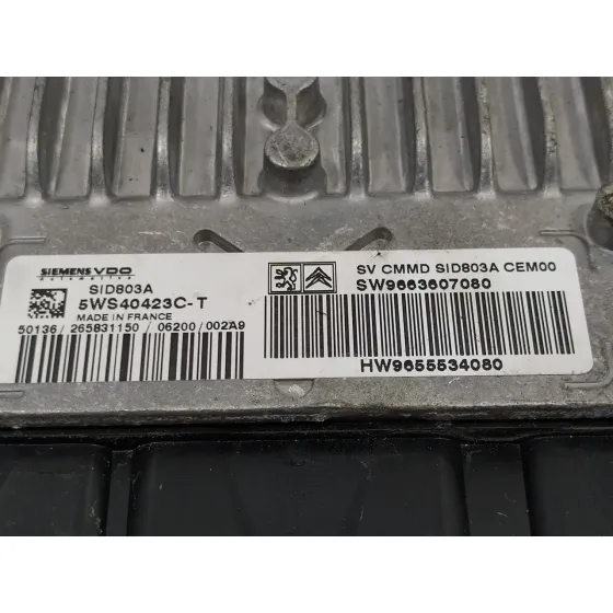Centralita Motor Uce para Peugeot 407