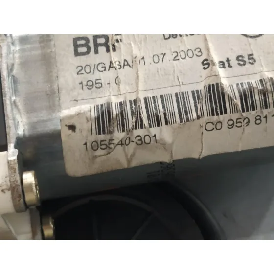 Elevalunas Trasero Izquierdo para Seat Toledo (1M2)