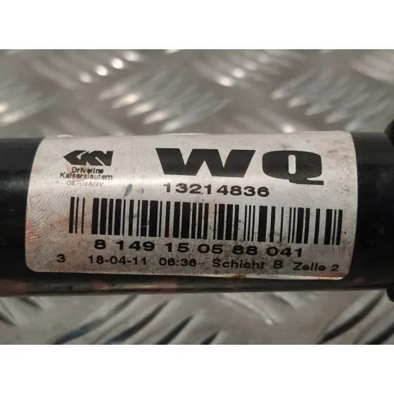 Transmision Delantera Izquierda para Opel Zafira B