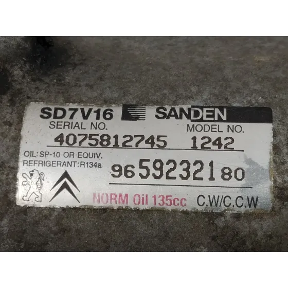 Compresor Aire Acondicionado para Citroën Berlingo