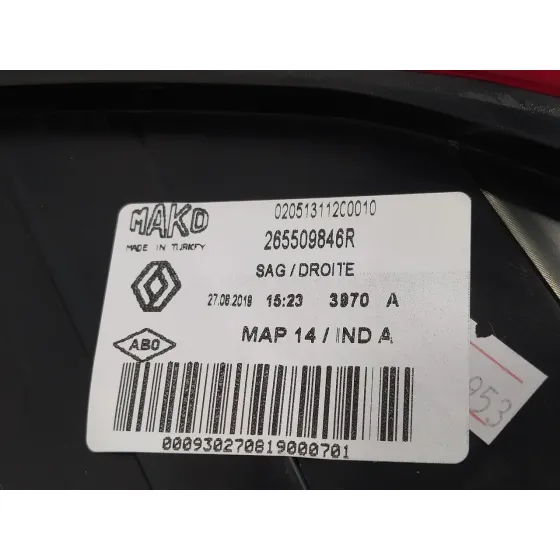 Piloto Trasero Derecho para Renault Clio Iv