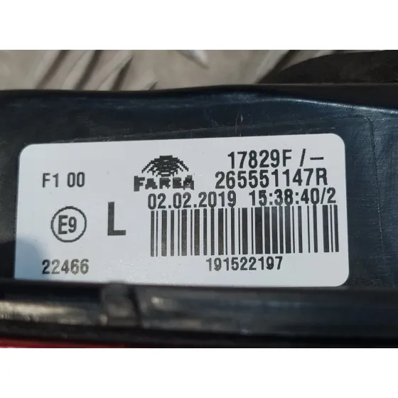 Piloto Trasero Izquierdo Interior para Renault Clio V