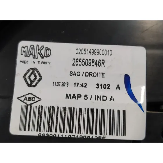 Piloto Trasero Derecho para Renault Clio Iv