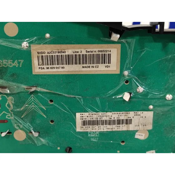 Cuadro Instrumentos para Peugeot 207