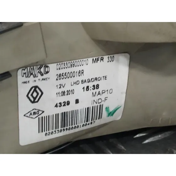 Piloto Trasero Derecho para Renault Fluence