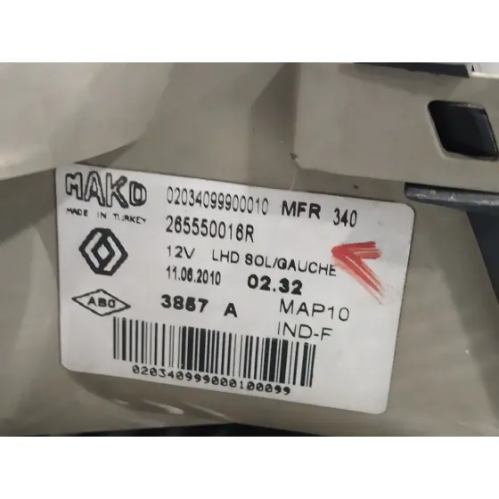 Piloto Trasero Izquierdo para Renault Fluence