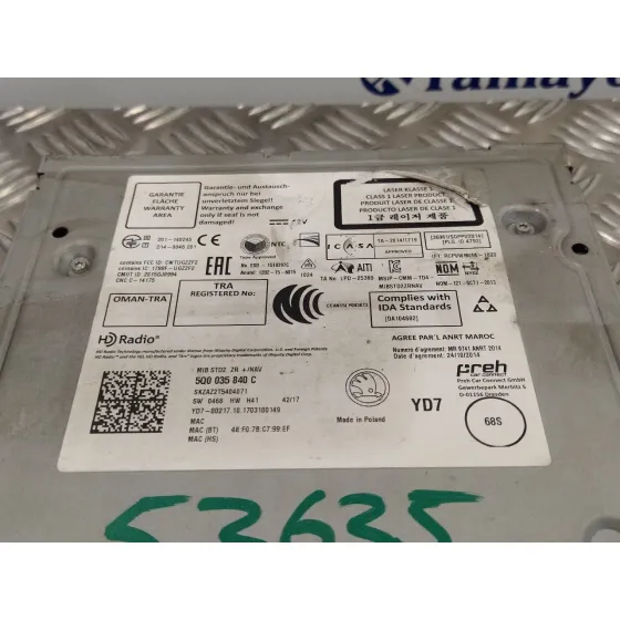 Sistema Audio / Radio Cd para Skoda Fabia