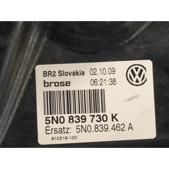Elevalunas Trasero Derecho para Volkswagen Tiguan (5N1)