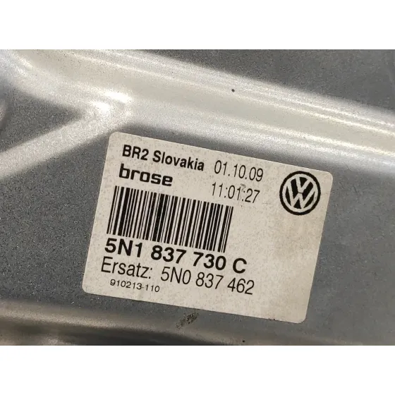 Elevalunas Delantero Derecho para Volkswagen Tiguan (5N1)