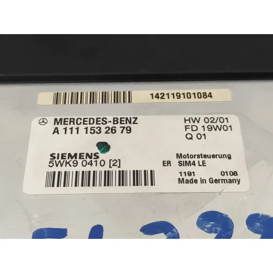 Centralita Motor Uce para Mercedes-Benz Clase Clk (W208) Coupe