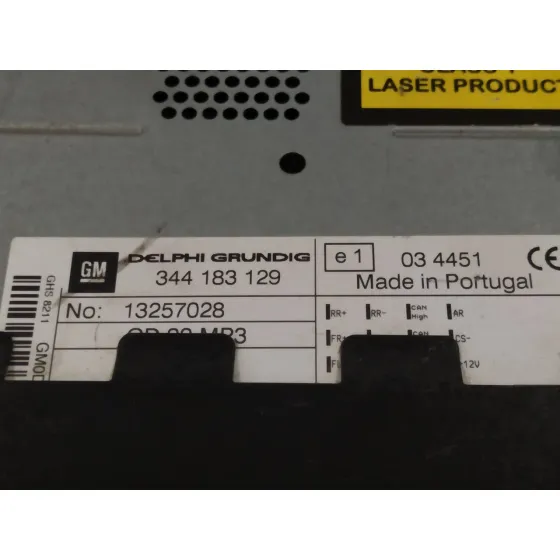 Sistema Audio / Radio Cd para Opel Corsa D