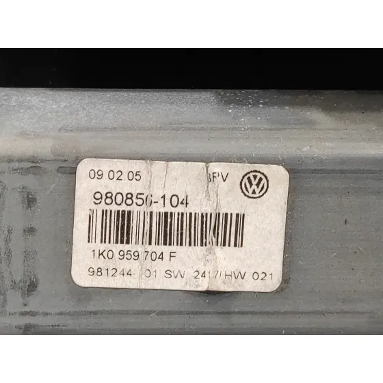 Elevalunas Trasero Derecho para Volkswagen Passat Berlina (3C2)