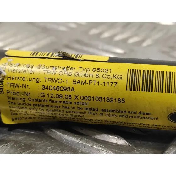 Pretensor Cinturon Delantero Derecho para Ford Kuga (Cbv)