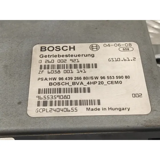 Centralita Cambio Automatico para Peugeot 407