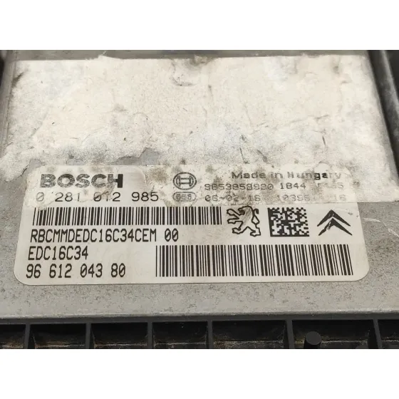 Centralita Motor Uce para Citroën C4 Coupe