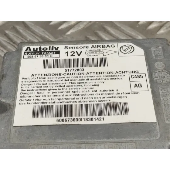 Centralita Airbag para Fiat Doblo (119)